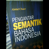 Image of Pengantar Semantik bahasa Indonesia