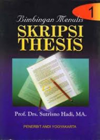 Image of Bimbingan Menulis Skripsi Thesis