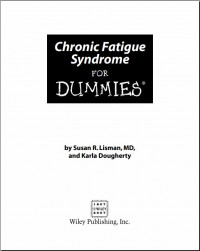 Image of Chronic Fatigue Syndrome For Dummies