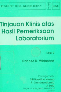 Image of Tinjauan Klinis Atas Hasil Pemerikasaan Laboratorium