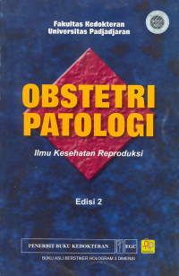Image of Obstetri Patologi: ilmu kesehatan reproduksi